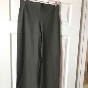 Eileen Fisher pull-on waist green knit pant S/P